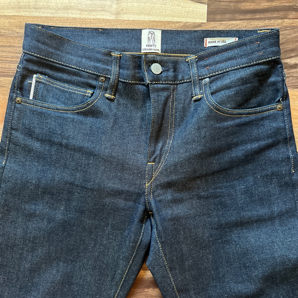 Hiroshio Kato Pen slim selvedge stretch jeans